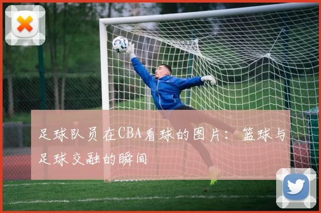 足球队员在CBA看球的图片：篮球与足球交融的瞬间